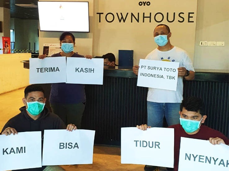 PT. Surya Toto – Providing Temporary Shelter for Hospital Personnel in Jakarta