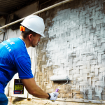 Habitat Indonesia and Volunteers Help Paint Houses for Low-Income Families