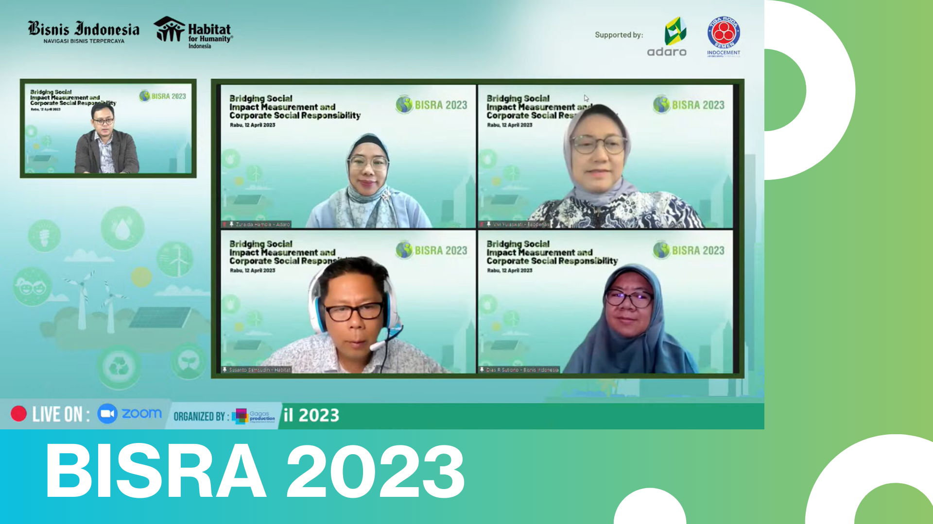 Menuju BISRA 2023: Webinar “Bridging Social Impact Measurement and Corporate Social Responsibility”